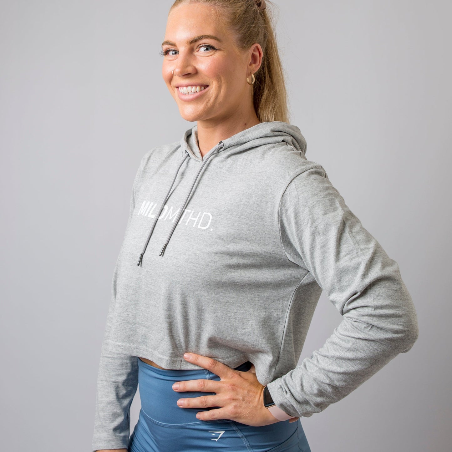 Hooded MILO MTHD. Mindset Cropped Top