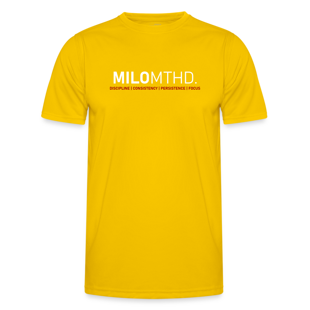 MILO MTHD Four Pillars of Success Functional T-Shirt - egg yellow