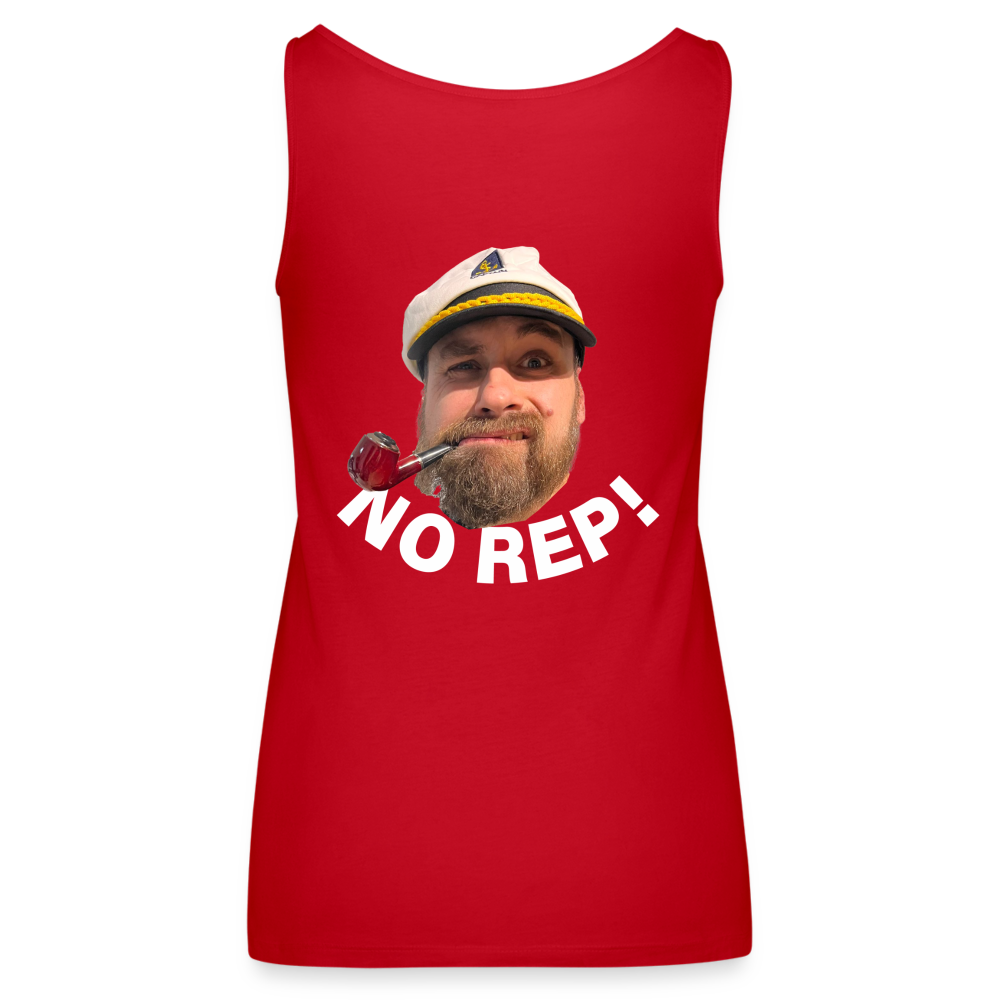 NO REP Funny Womens Tank - red