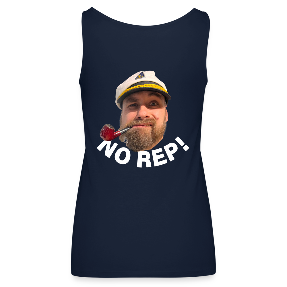 NO REP Funny Womens Tank - navy