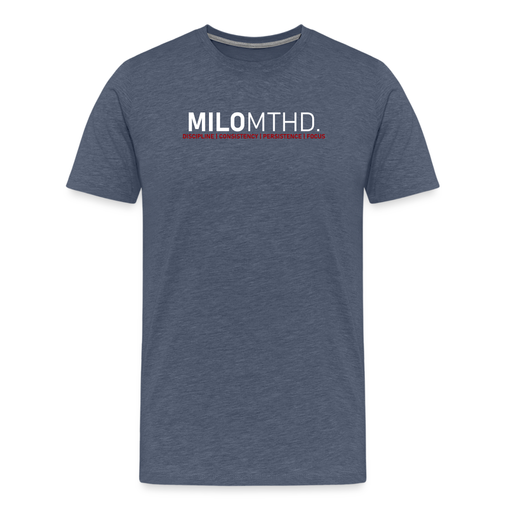 MILO MTHD Four Pillars of Success Premium T - heather blue