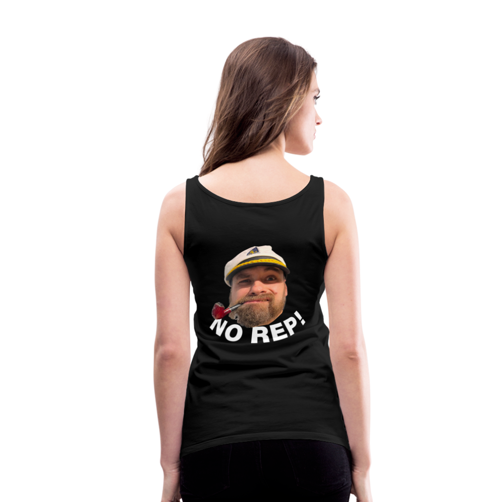 NO REP Funny Womens Tank - black