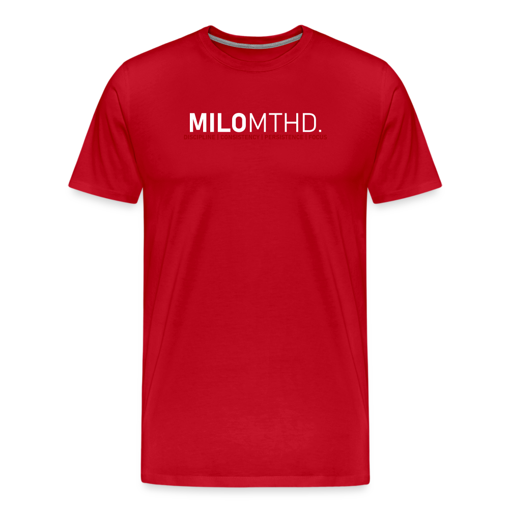 MILO MTHD Four Pillars of Success Premium T - red