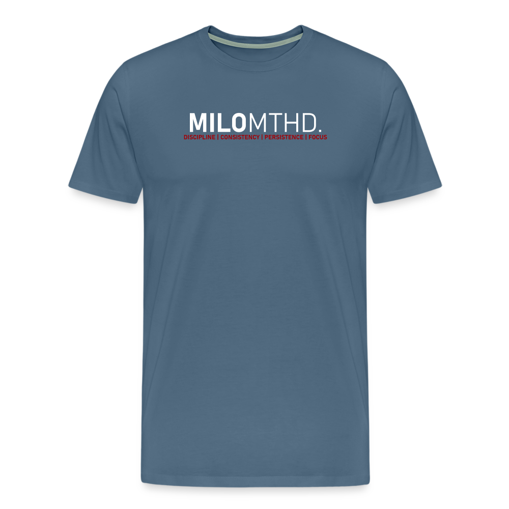 MILO MTHD Four Pillars of Success Premium T - steel blue